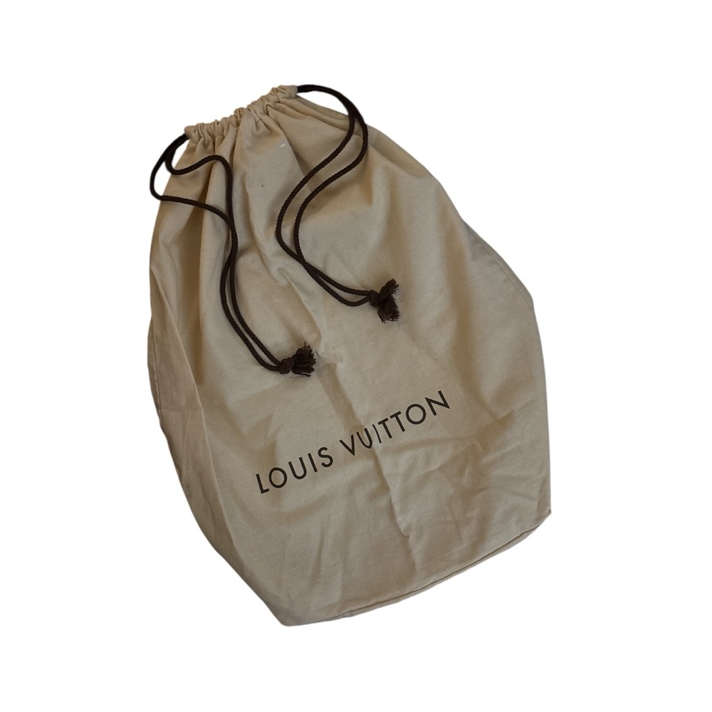 LOUIS VUITTON LARGE Beige Drawstring Dust Bag